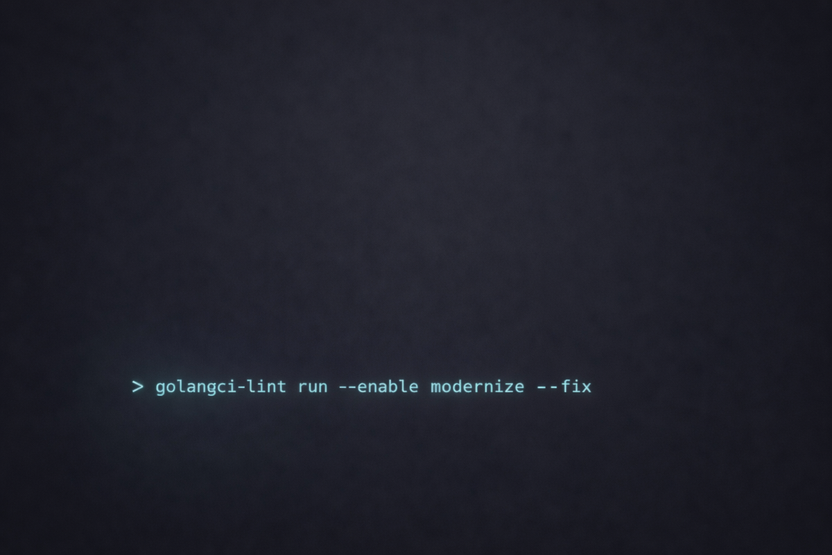 TIL: Golang modernize Feature image