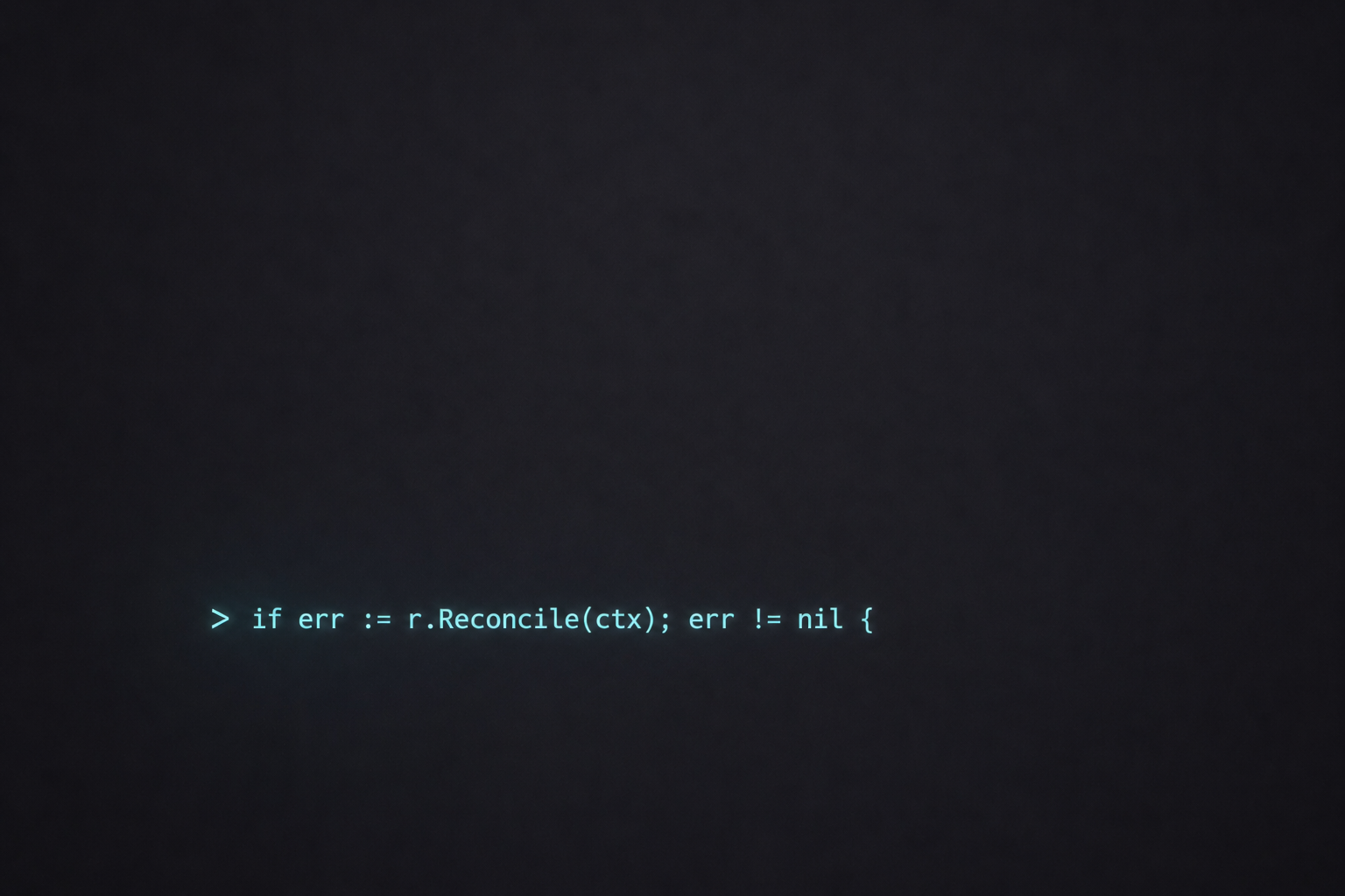 CBA-02: Building the First Reconciler Post image
