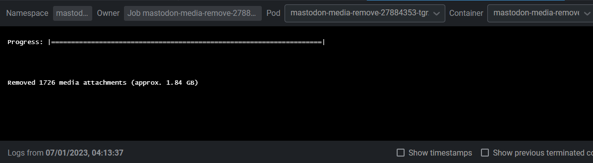 Mastodon-storage-problem